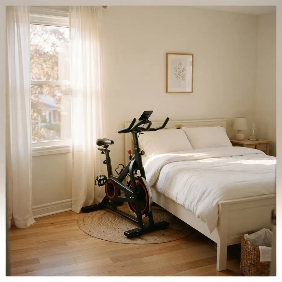 Bicicleta Spinning Redfin em um(a) quarto